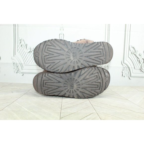 UGG Australia Classic Tall 5815 Brown Suede Shearling Lined Winter Boots Size 7 - Picture 9 of 9